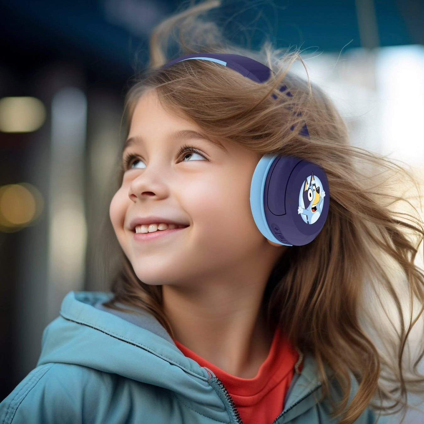 Bluey Kids wireless headphones - Navy