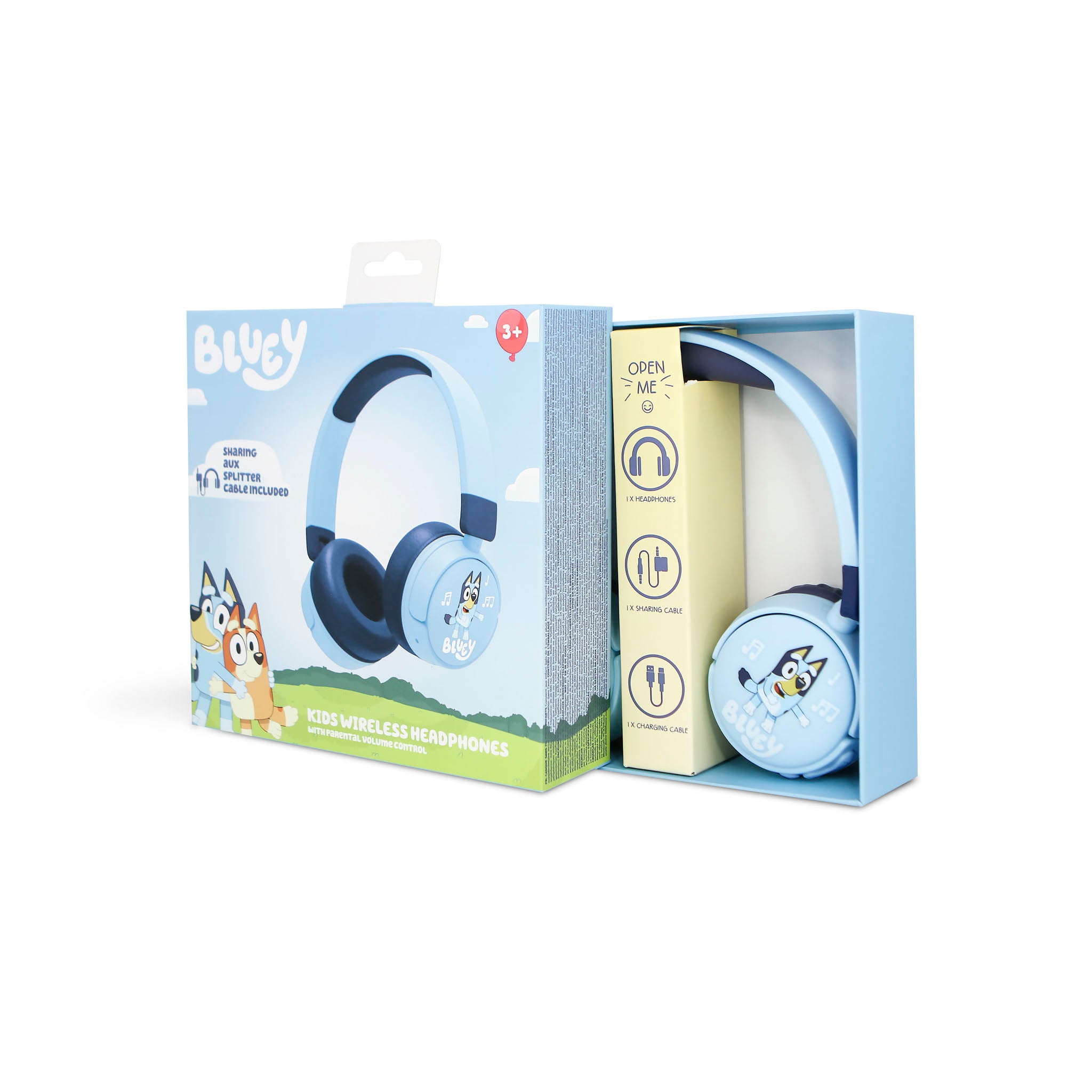 Bluey Kids Wireless Headphones BL1076 - Blue