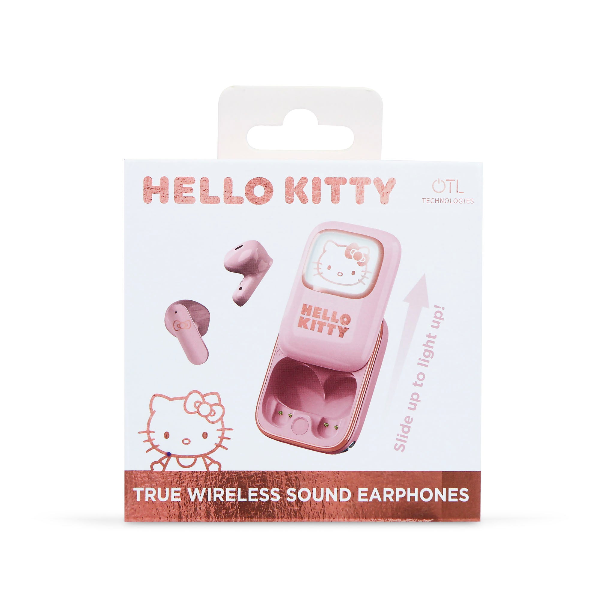 Hello Kitty Slide TWS Earphones Pink / Rose Gold