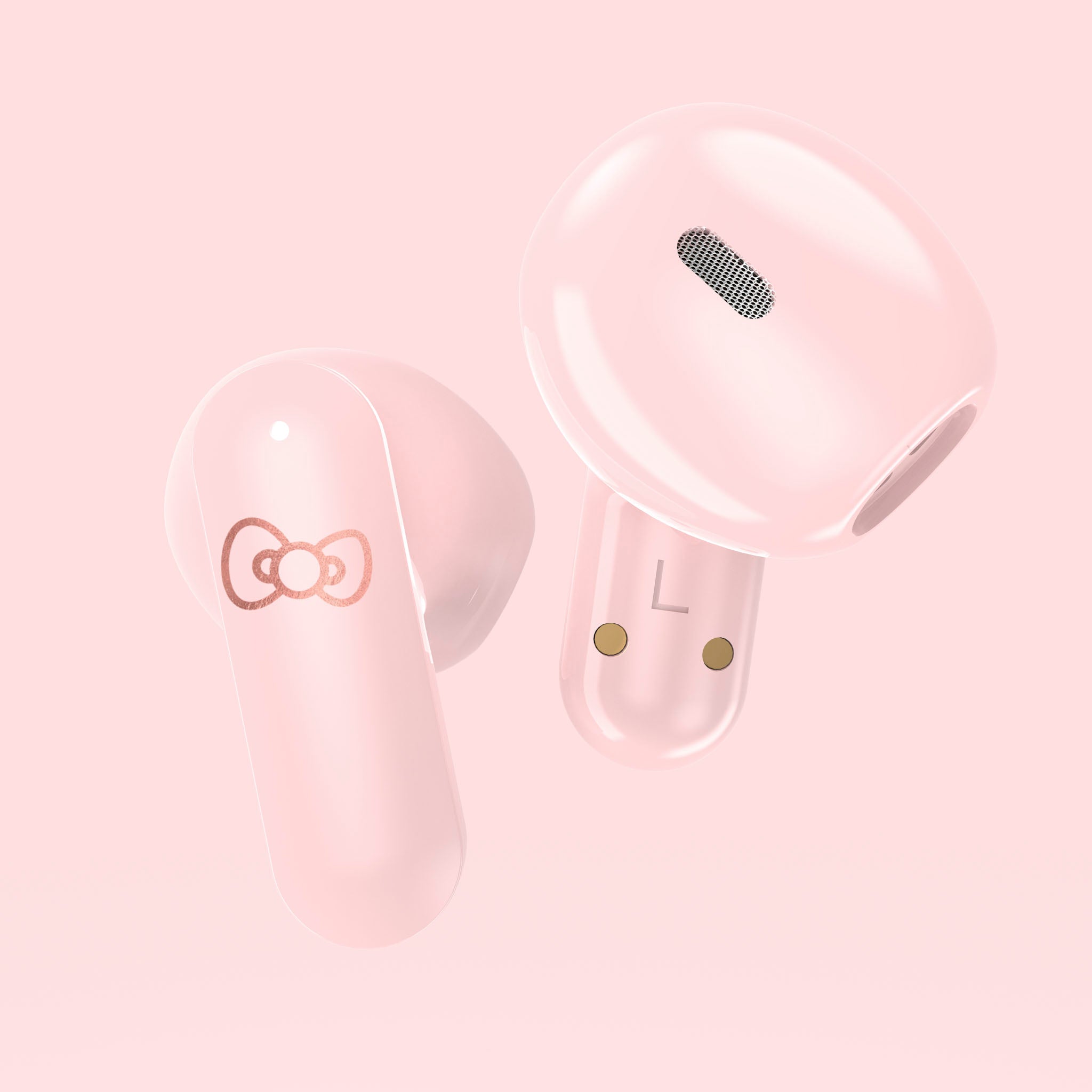 Hello Kitty Slide TWS Earphones Pink / Rose Gold