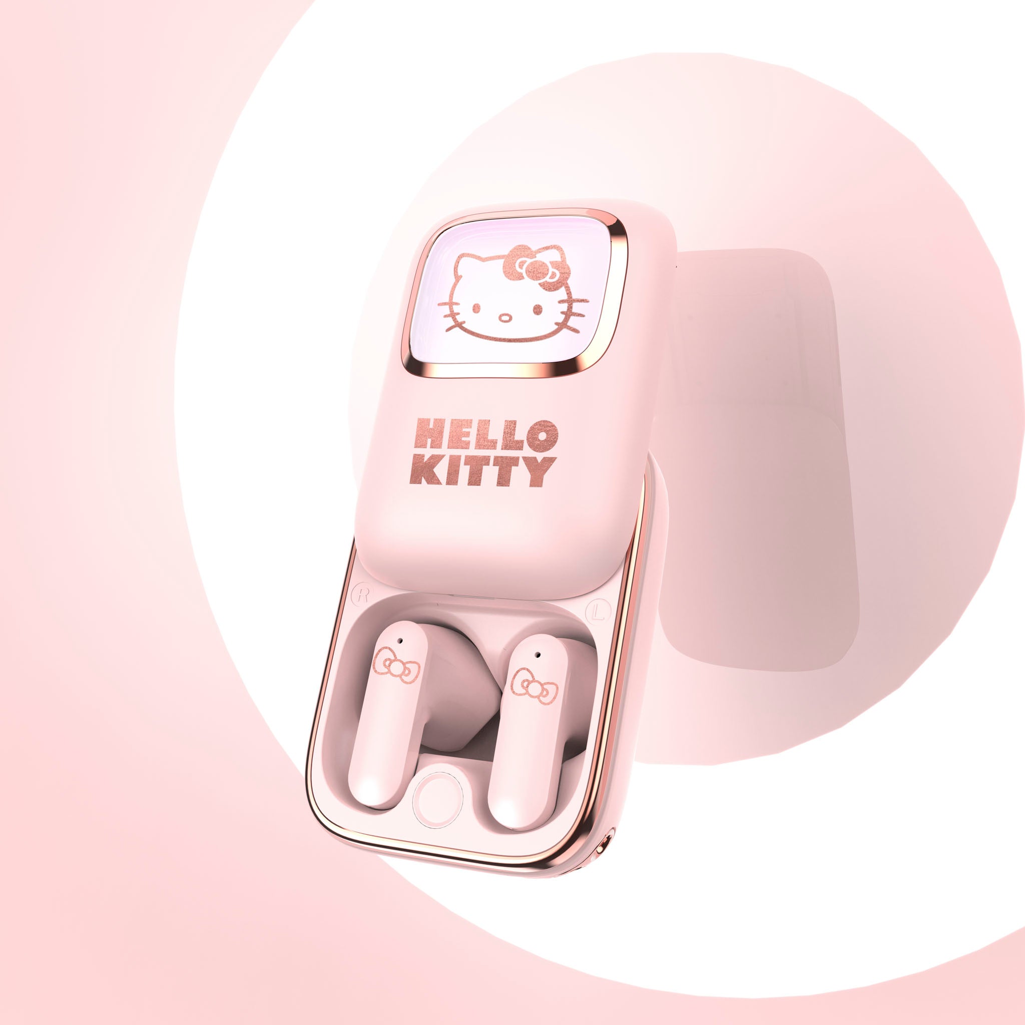 Hello Kitty Slide TWS Earphones Pink / Rose Gold