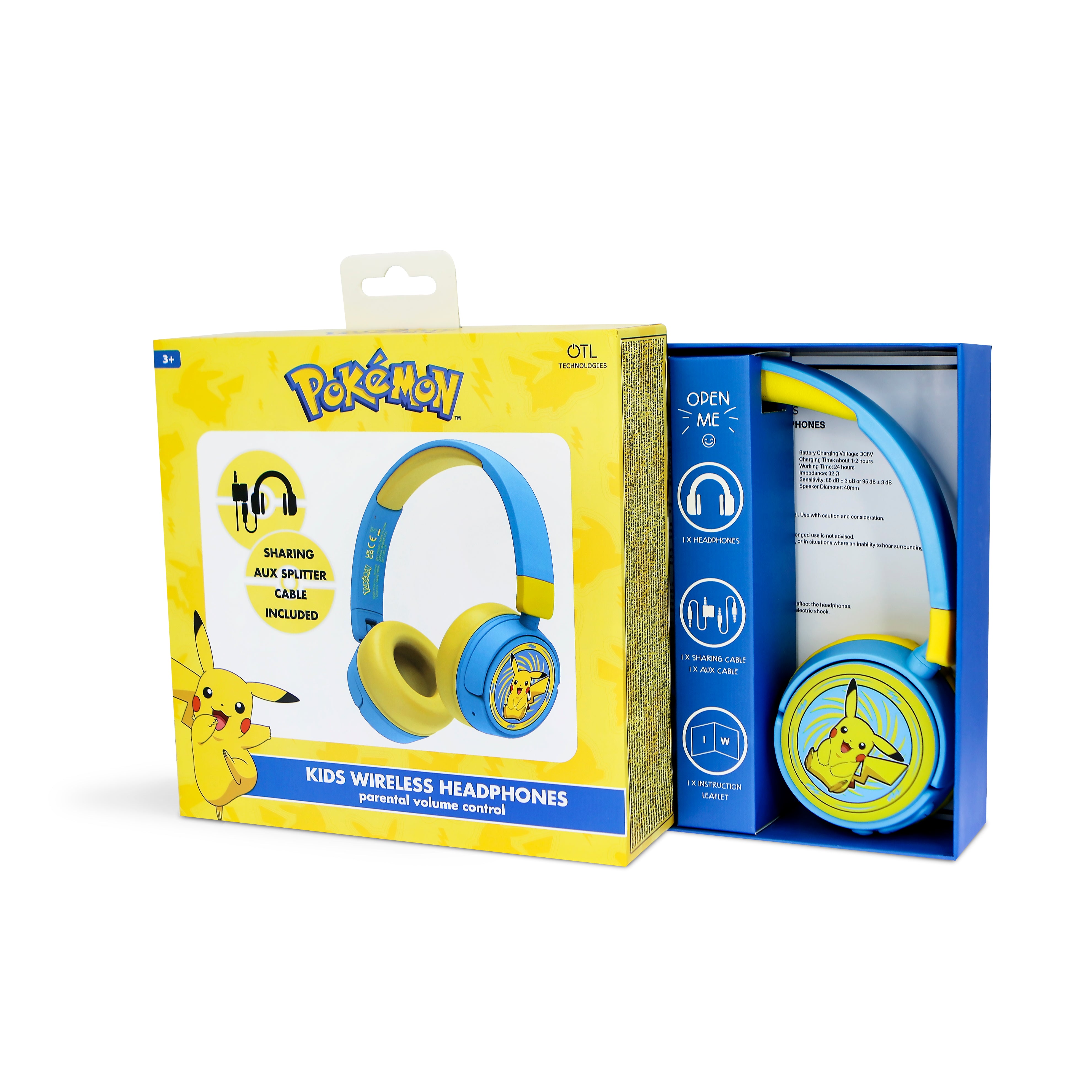 Pikachu AirPros popular Pro Headphones Bundle