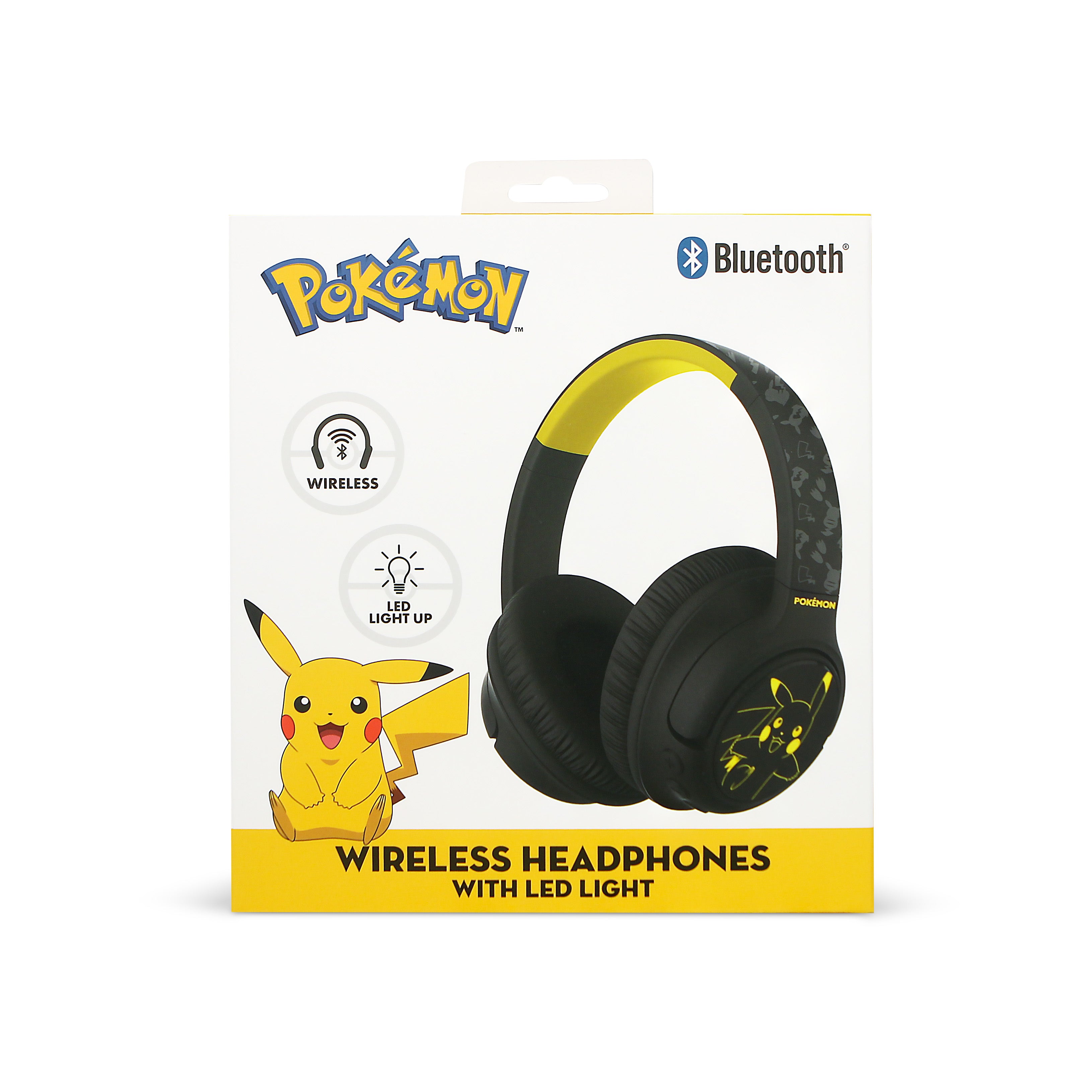 Pokémon Pikachu LED Light Up Wireless Headphones