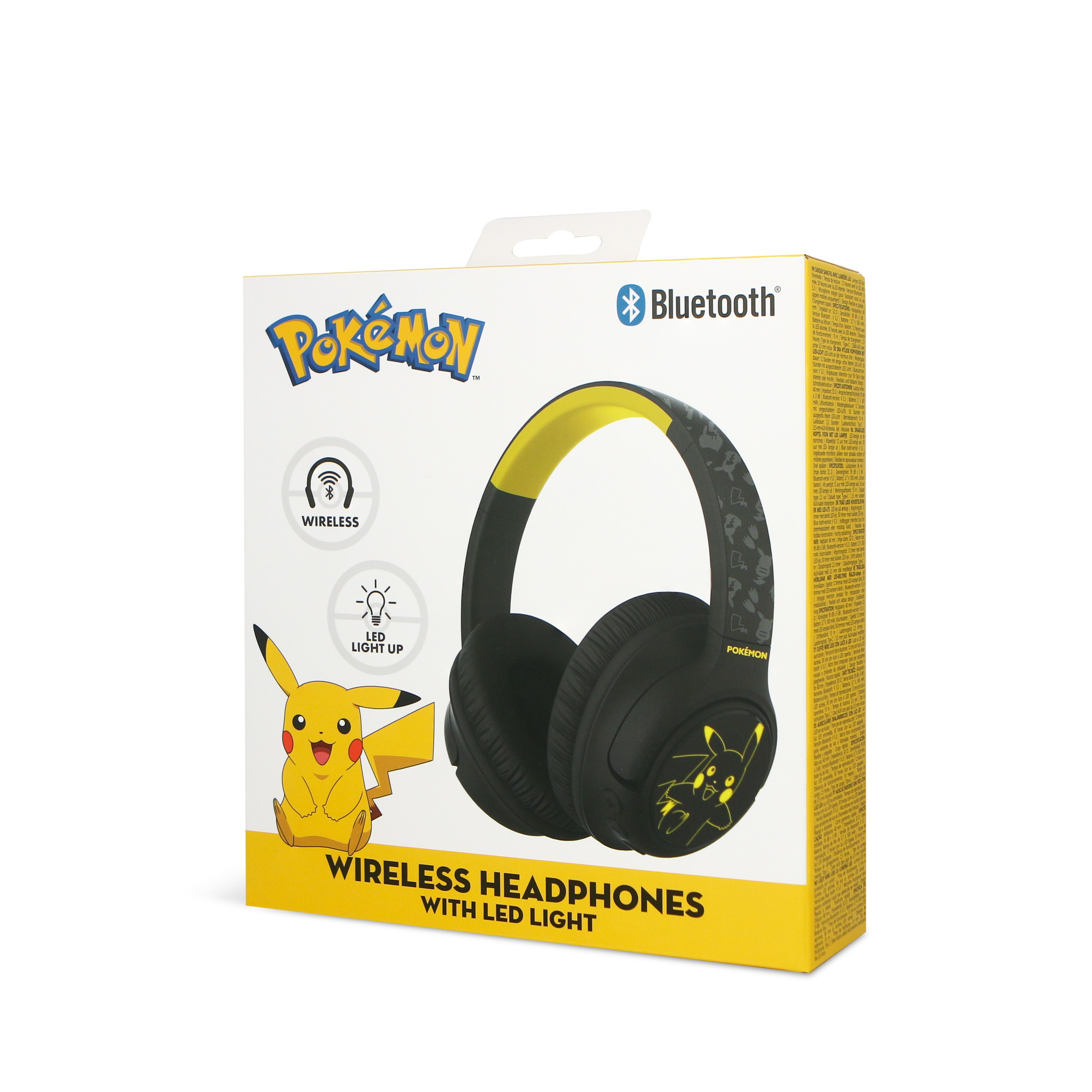 Pokémon Pikachu LED Light Up Wireless Headphones