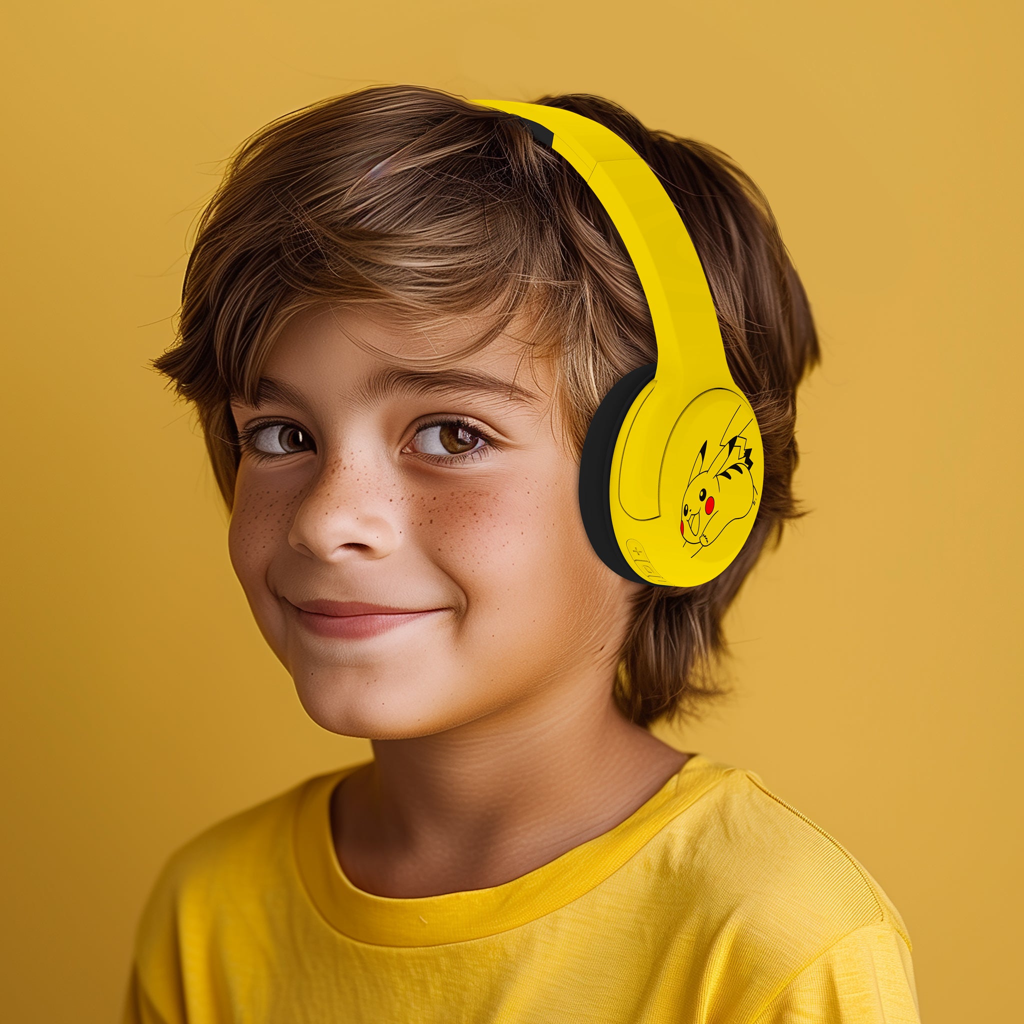 Pokémon Pikachu Kids wireless headphones Yellow