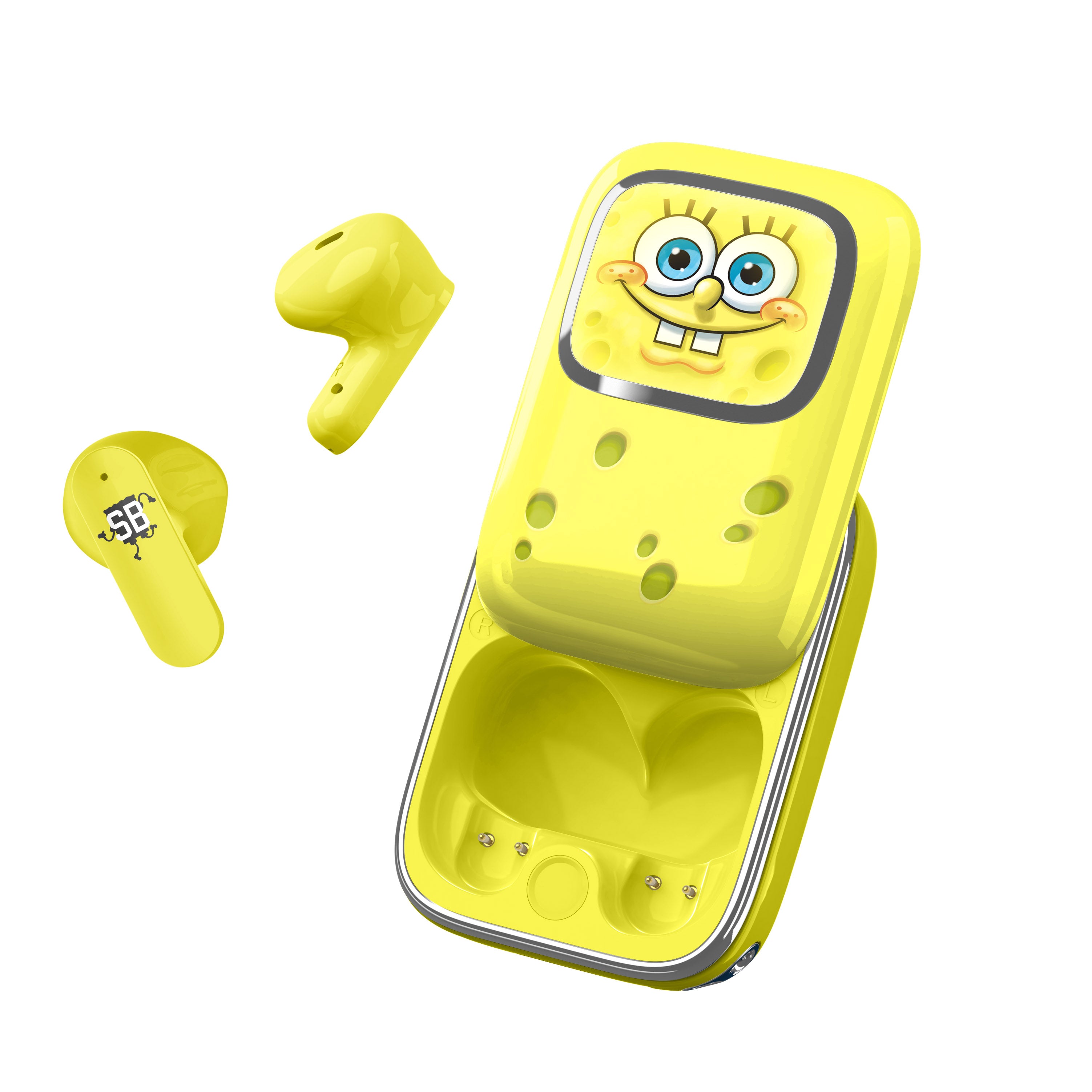 SpongeBob SquarePants Slide TWS Earphones - Yellow