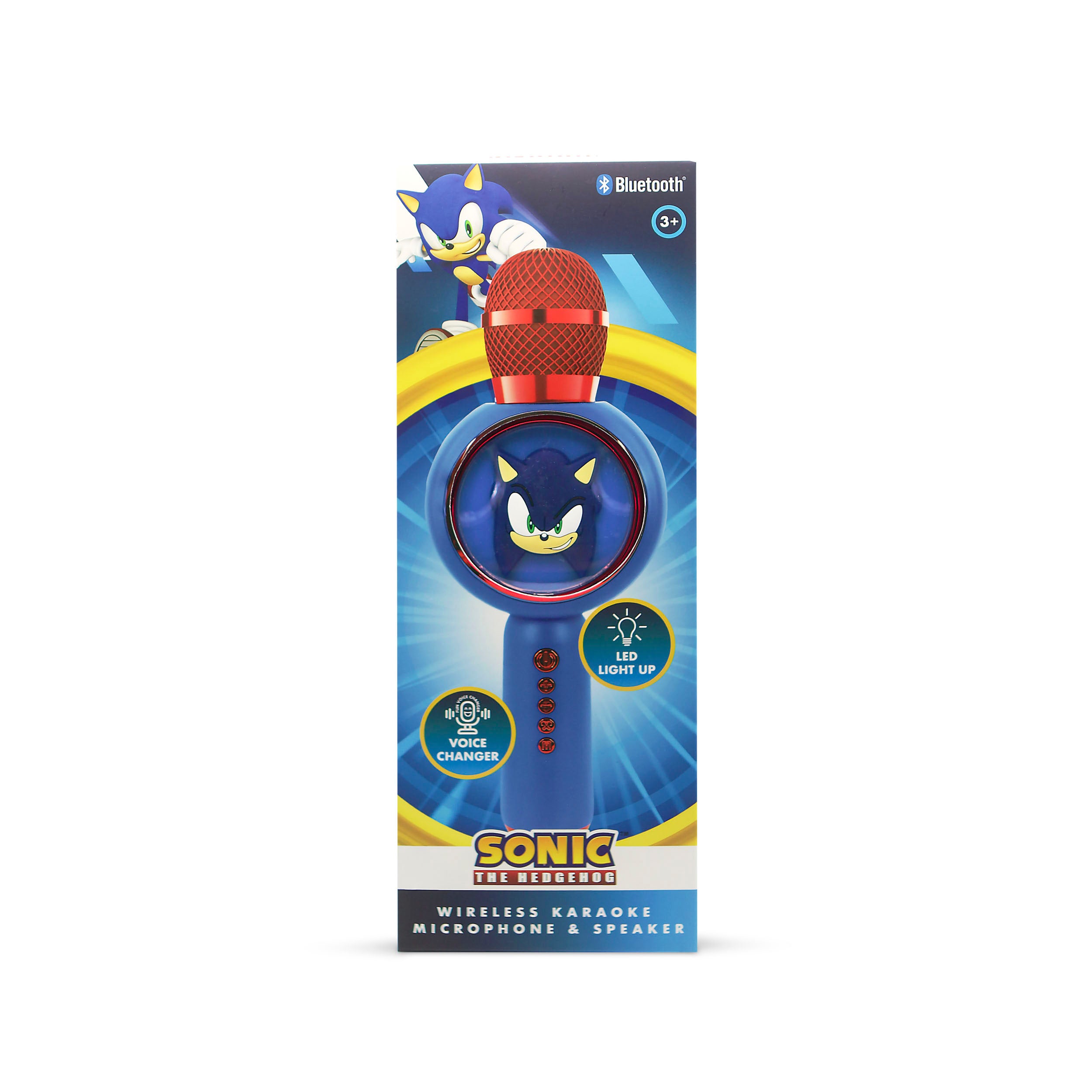 Sonic the Hedgehog PopSing LED Karaoke Microphone - blue