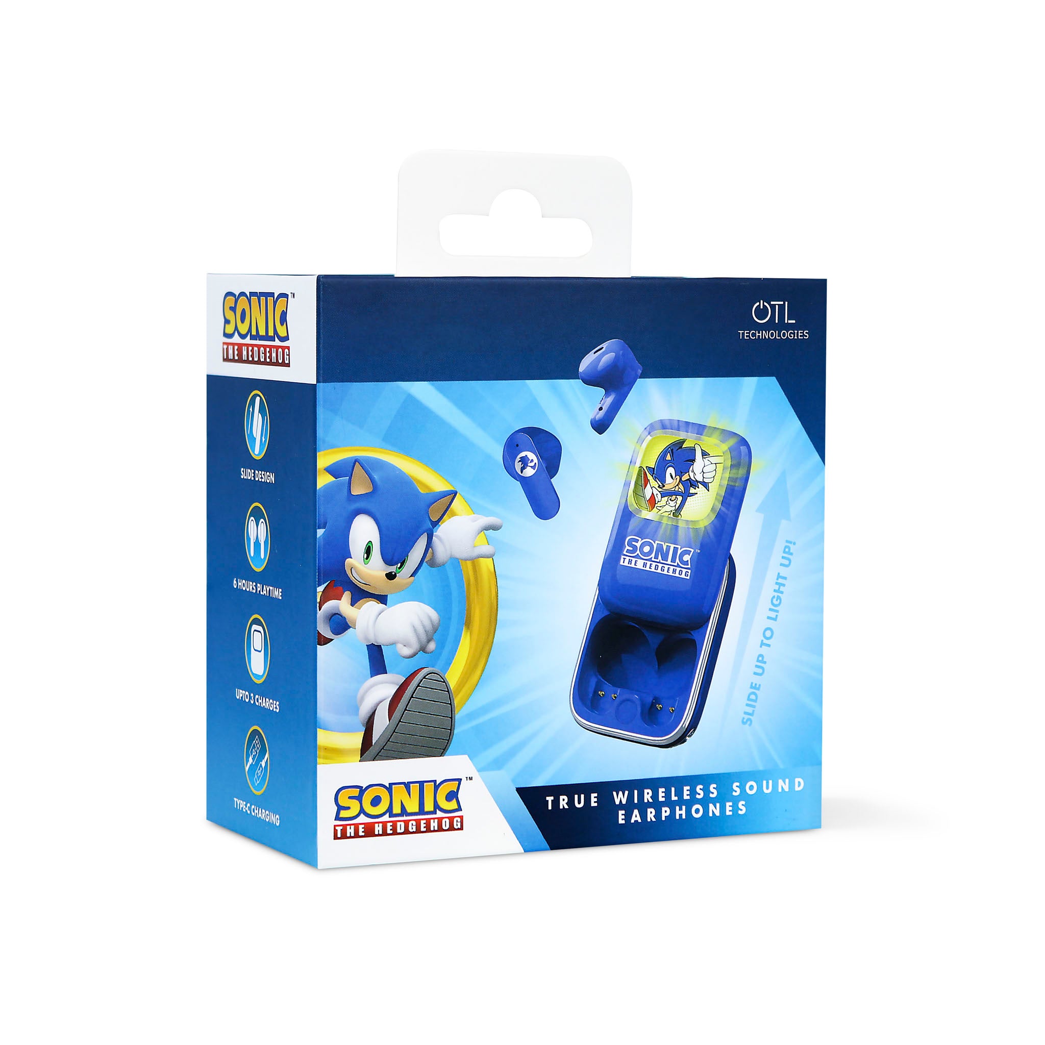 Sonic the Hedgehog Slide TWS Earphones -Blue