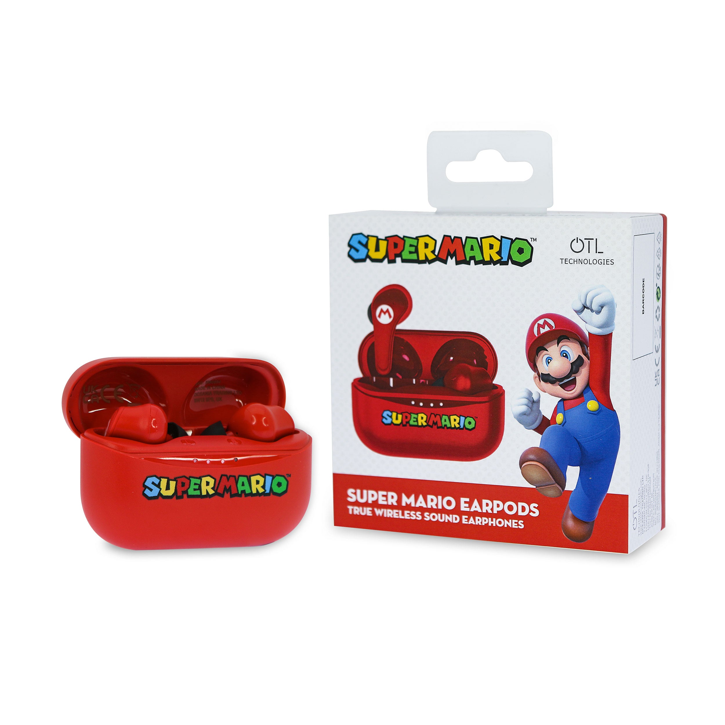 Nintendo Super Mario TWS Earphones Red