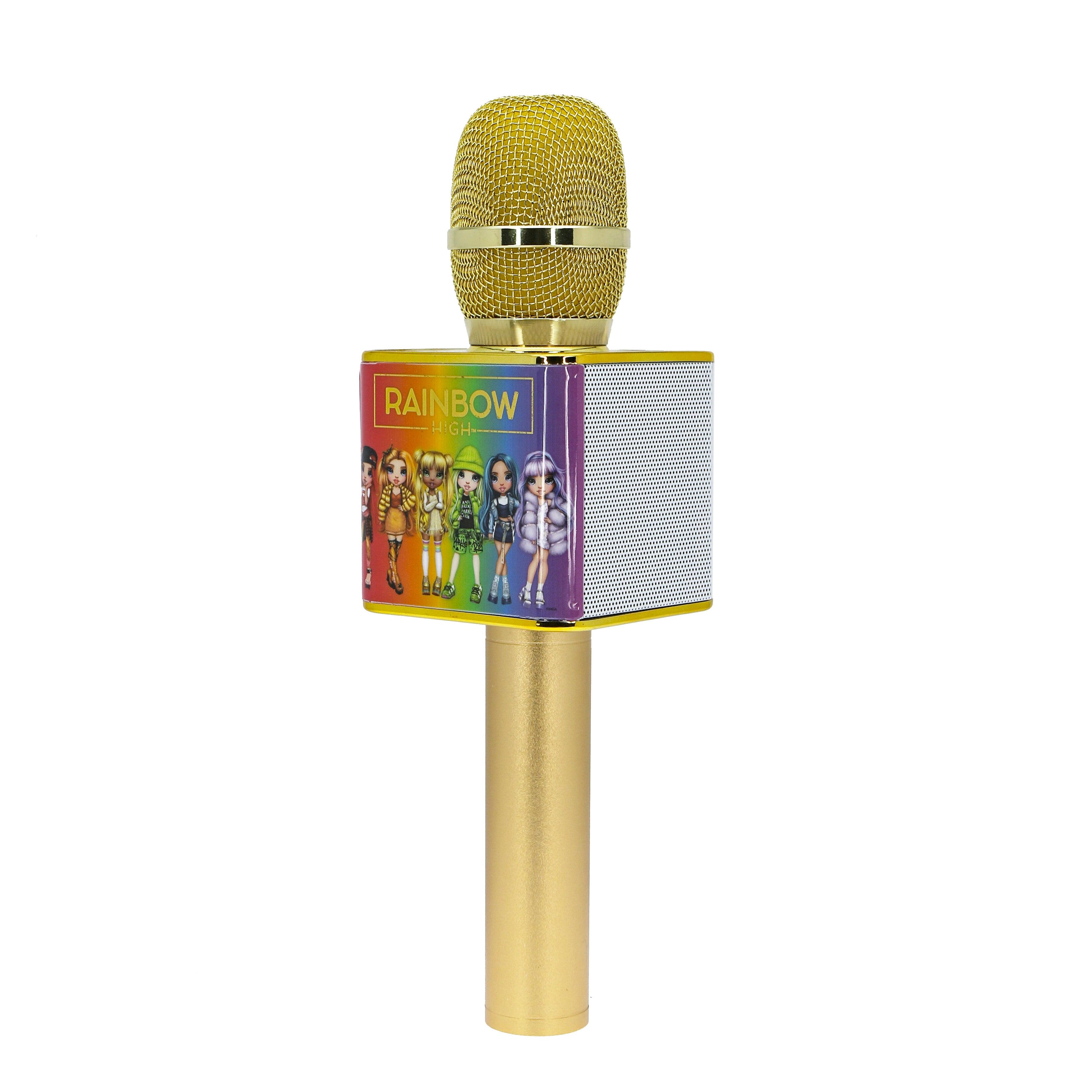 Rainbow High Wireless Karaoke Microphone Gold